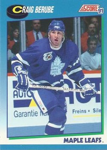 #578 Craig Berube - Toronto Maple Leafs - 1991-92 Score Canadian Hockey