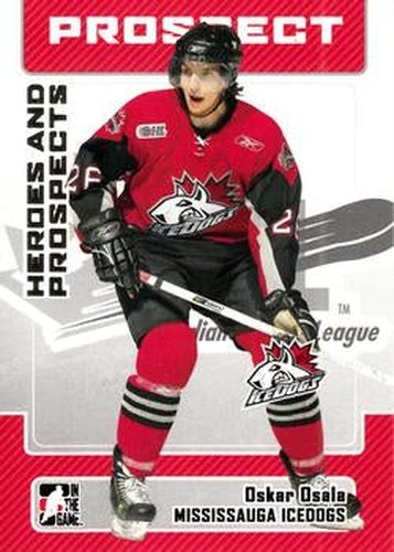 #105 Oskar Osala - Mississauga Icedogs - 2006-07 In The Game Heroes and Prospects Hockey