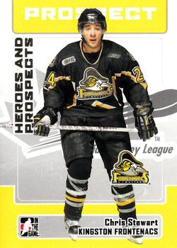 #110 Chris Stewart - Kingston Frontenacs - 2006-07 In The Game Heroes and Prospects Hockey