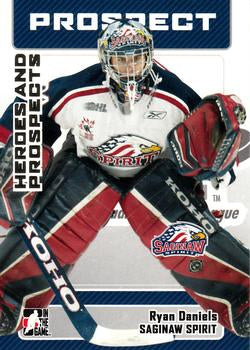 #114 Ryan Daniels - Saginaw Spirit - 2006-07 In The Game Heroes and Prospects Hockey