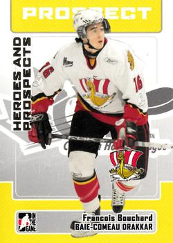 #117 Francois Bouchard - Baie-Comeau Drakkar - 2006-07 In The Game Heroes and Prospects Hockey