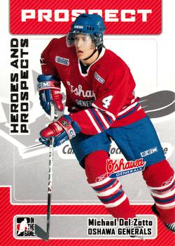 #119 Michael Del Zotto - Oshawa Generals - 2006-07 In The Game Heroes and Prospects Hockey