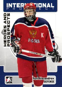 #133 Yuri Alexandrov - Russia - 2006-07 In The Game Heroes and Prospects Hockey