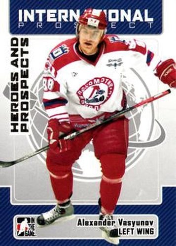#137 Alexander Vasyunov - Russia - 2006-07 In The Game Heroes and Prospects Hockey