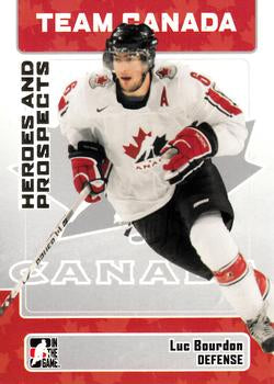 #143 Luc Bourdon - Canada - 2006-07 In The Game Heroes and Prospects Hockey