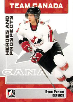 #146 Ryan Parent - Canada - 2006-07 In The Game Heroes and Prospects Hockey