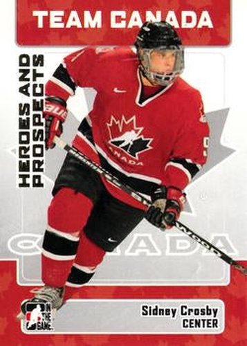 #147 Sidney Crosby - Canada - 2006-07 In The Game Heroes and Prospects Hockey