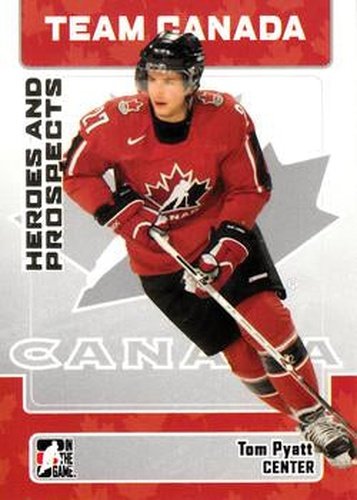 #150 Tom Pyatt - Canada - 2006-07 In The Game Heroes and Prospects Hockey