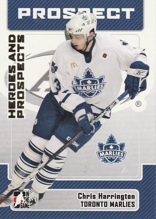 #152 Chris Harrington - Toronto Marlies - 2006-07 In The Game Heroes and Prospects Hockey