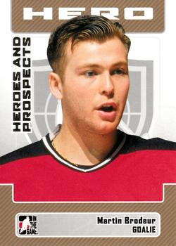 #15 Martin Brodeur - Utica Devils - 2006-07 In The Game Heroes and Prospects Hockey