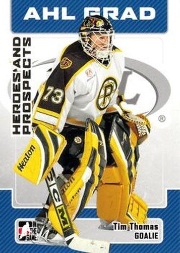 #16 Tim Thomas - Providence Bruins - 2006-07 In The Game Heroes and Prospects Hockey