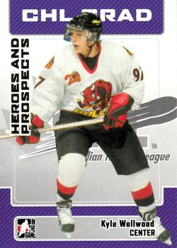 #26 Kyle Wellwood - Belleville Bulls - 2006-07 In The Game Heroes and Prospects Hockey