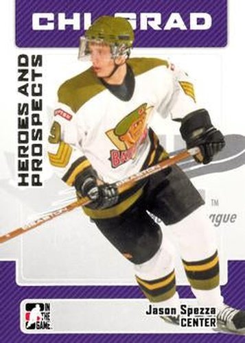 #27 Jason Spezza - Brampton Battalion - 2006-07 In The Game Heroes and Prospects Hockey