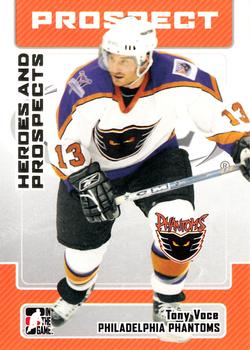 #31 Tony Voce - Philadelphia Phantoms - 2006-07 In The Game Heroes and Prospects Hockey