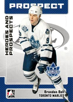 #33 Brendan Bell - Toronto Marlies - 2006-07 In The Game Heroes and Prospects Hockey