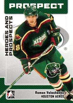 #37 Roman Voloshenko - Houston Aeros - 2006-07 In The Game Heroes and Prospects Hockey