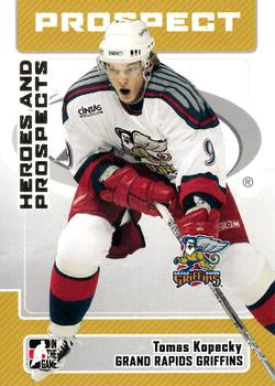 #38 Tomas Kopecky - Grand Rapids Griffins - 2006-07 In The Game Heroes and Prospects Hockey