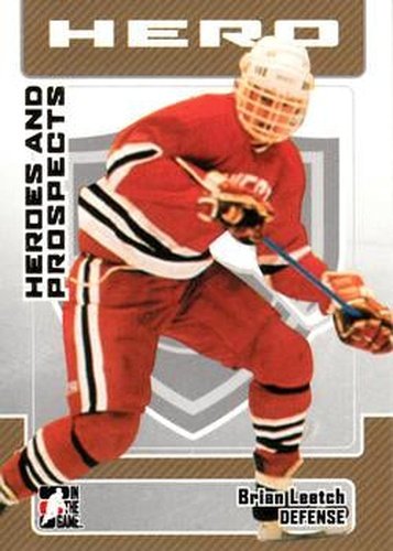 #3 Brian Leetch - Avon Old Farms Winged Beavers - 2006-07 In The Game Heroes and Prospects Hockey