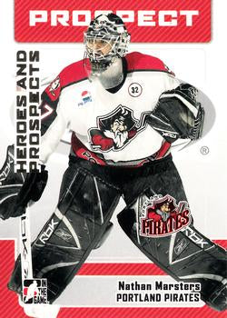 #40 Nathan Marsters - Portland Pirates - 2006-07 In The Game Heroes and Prospects Hockey