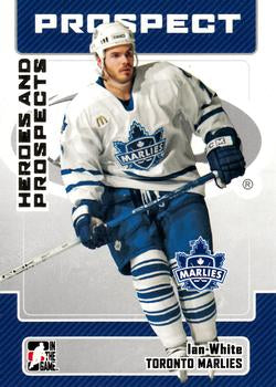 #43 Ian White - Toronto Marlies - 2006-07 In The Game Heroes and Prospects Hockey