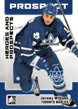#44 Jeremy Williams - Toronto Marlies - 2006-07 In The Game Heroes and Prospects Hockey