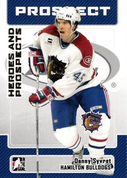 #48 Danny Syvret - Hamilton Bulldogs - 2006-07 In The Game Heroes and Prospects Hockey