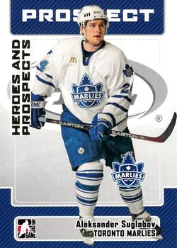 #51 Aleksander Suglobov - Toronto Marlies - 2006-07 In The Game Heroes and Prospects Hockey
