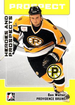 #60 Ben Walter - Providence Bruins - 2006-07 In The Game Heroes and Prospects Hockey