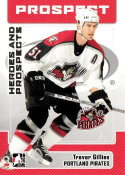 #62 Trevor Gillies - Portland Pirates - 2006-07 In The Game Heroes and Prospects Hockey