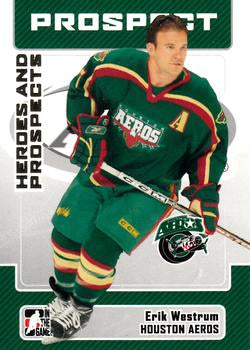 #73 Erik Westrum - Houston Aeros - 2006-07 In The Game Heroes and Prospects Hockey