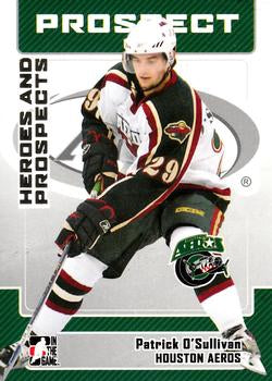 #74 Patrick O'Sullivan - Houston Aeros - 2006-07 In The Game Heroes and Prospects Hockey