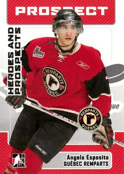 #81 Angelo Esposito - Quebec Remparts - 2006-07 In The Game Heroes and Prospects Hockey