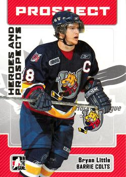#86 Bryan Little - Barrie Colts - 2006-07 In The Game Heroes and Prospects Hockey