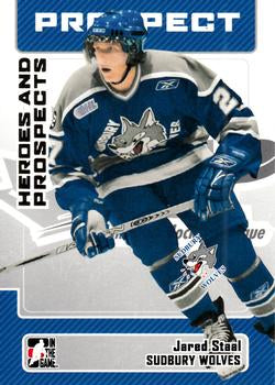 #94 Jared Staal - Sudbury Wolves - 2006-07 In The Game Heroes and Prospects Hockey