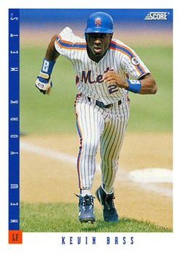 #578 Kevin Bass - New York Mets - 1993 Score Baseball