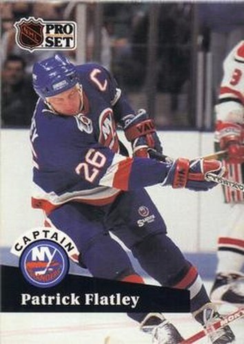 #578 Patrick Flatley - 1991-92 Pro Set Hockey