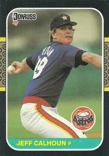 #578 Jeff Calhoun - Houston Astros - 1987 Donruss Baseball