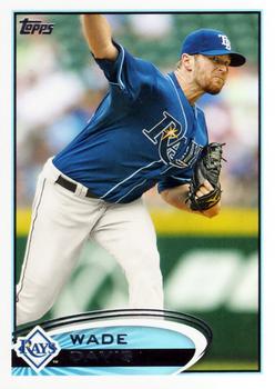 #578 Wade Davis - Tampa Bay Rays - 2012 Topps Baseball