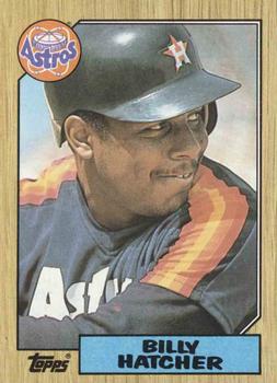 #578 Billy Hatcher - Houston Astros - 1987 Topps Baseball