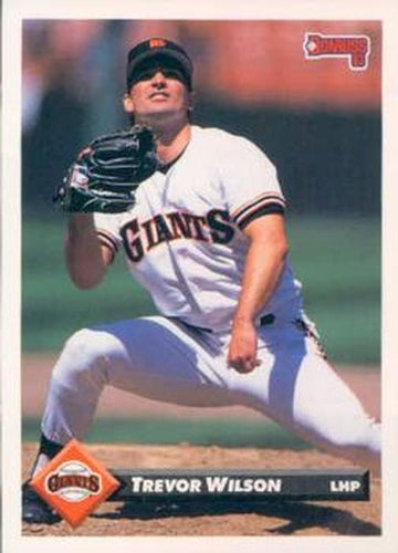#578 Trevor Wilson - San Francisco Giants - 1993 Donruss Baseball