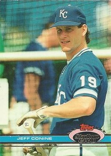 #578 Jeff Conine - Kansas City Royals - 1991 Stadium Club Baseball