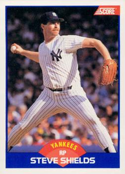 #578 Steve Shields - New York Yankees - 1989 Score Baseball