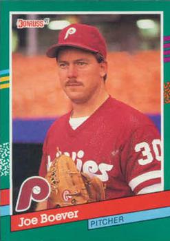 #578 Joe Boever - Philadelphia Phillies - 1991 Donruss Baseball