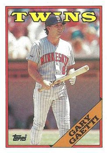 #578 Gary Gaetti - Minnesota Twins - 1988 Topps Baseball
