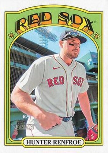 #578 Hunter Renfroe - Boston Red Sox - 2021 Topps Heritage Baseball