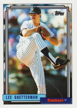 #578 Lee Guetterman - New York Yankees - 1992 Topps Baseball