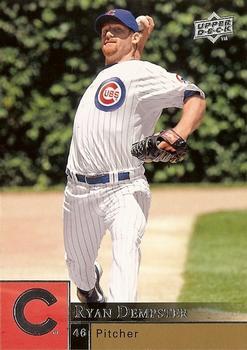 #578 Ryan Dempster - Chicago Cubs - 2009 Upper Deck Baseball
