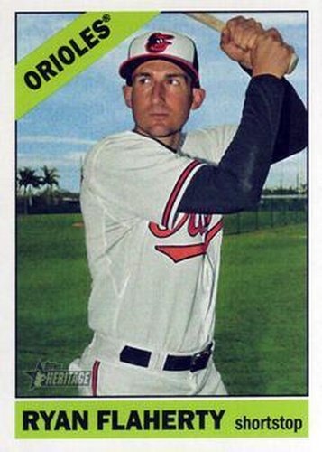 #578 Ryan Flaherty - Baltimore Orioles - 2015 Topps Heritage Baseball