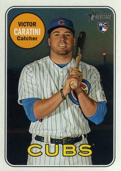 #578 Victor Caratini - Chicago Cubs - 2018 Topps Heritage Baseball