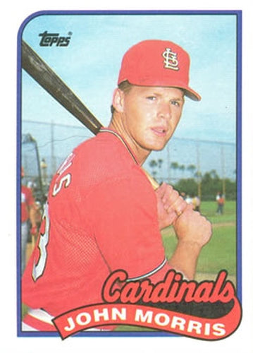 #578 John Morris - St. Louis Cardinals - 1989 Topps Baseball
